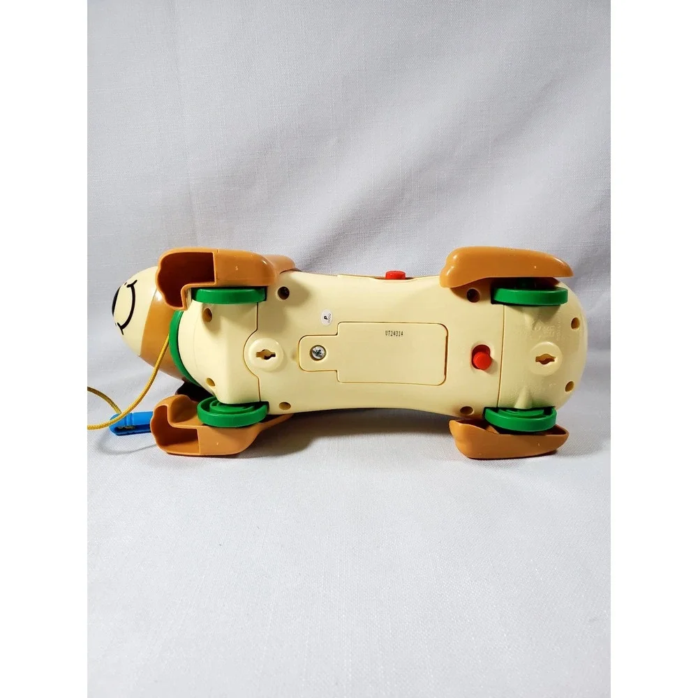 VTech Zoo Jamz‎ Xylophone Dog Pull Toy Musical Lights & Sounds w/Mallet-WORKING